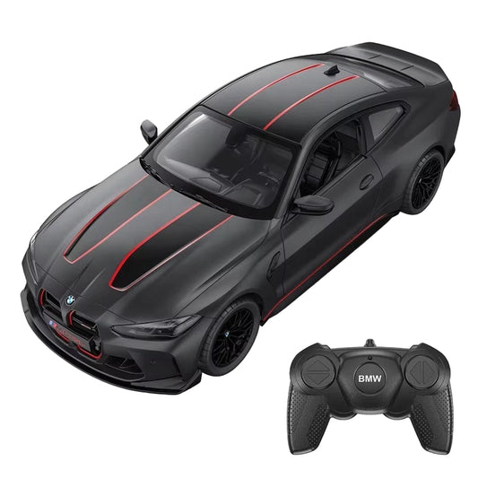 Rastar 1:16 Scale BMW M4 CSL Remote Control Car - Black