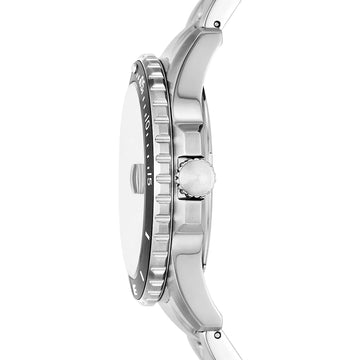 Fossil Blue Dive 42mm Silver-Tone Bracelet Watch - Black Dial