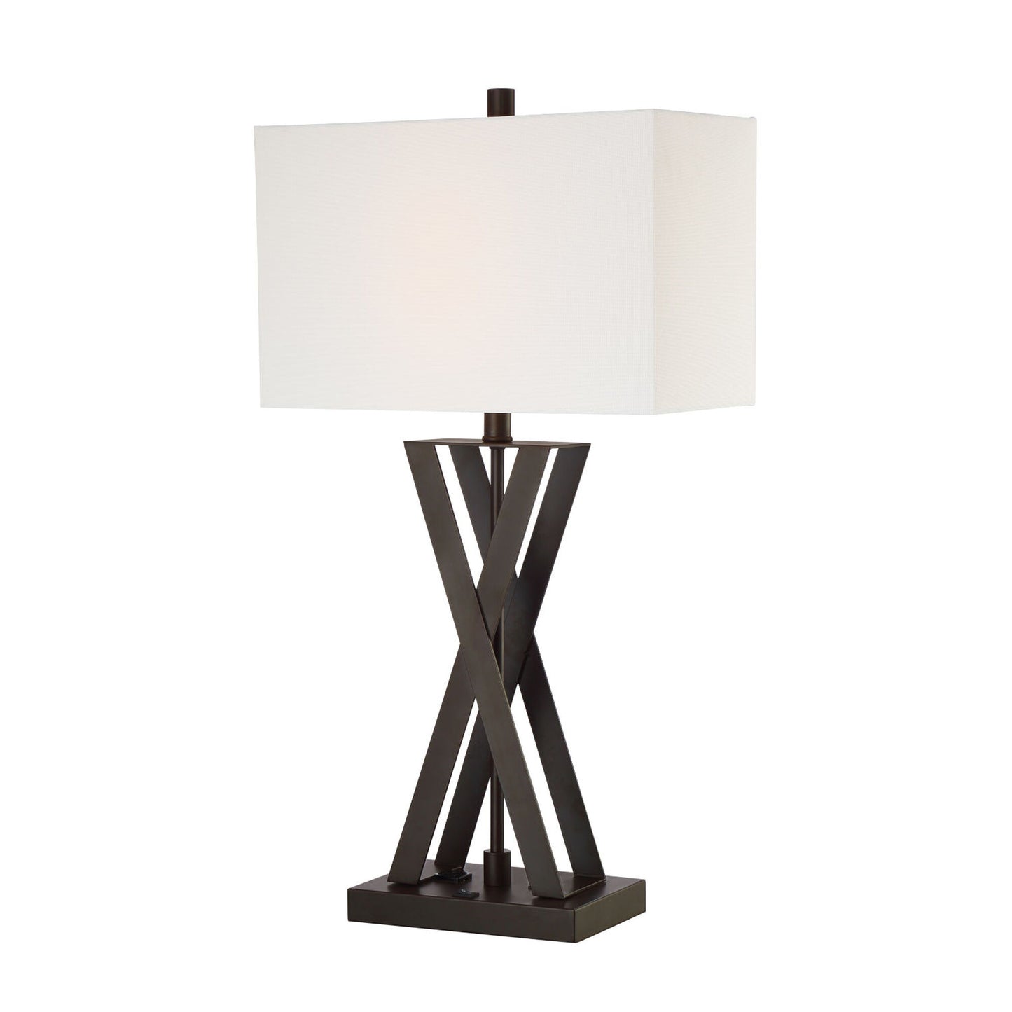 Light Source Fonda One-Light Table Lamp, Dark Bronze