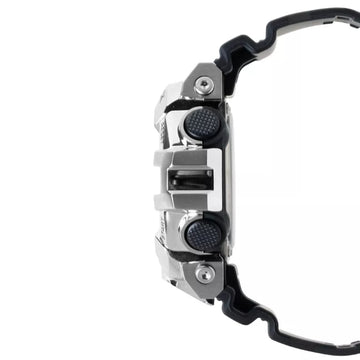 Casio G-Shock G-Steel Men's 53.4mm Black Strap Watch - Silver-Tone Dial