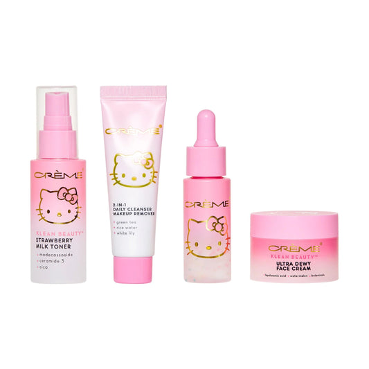 The Creme Shop X Hello Kitty X Klean Beauty Skincare Essentials Set (5 Pieces)