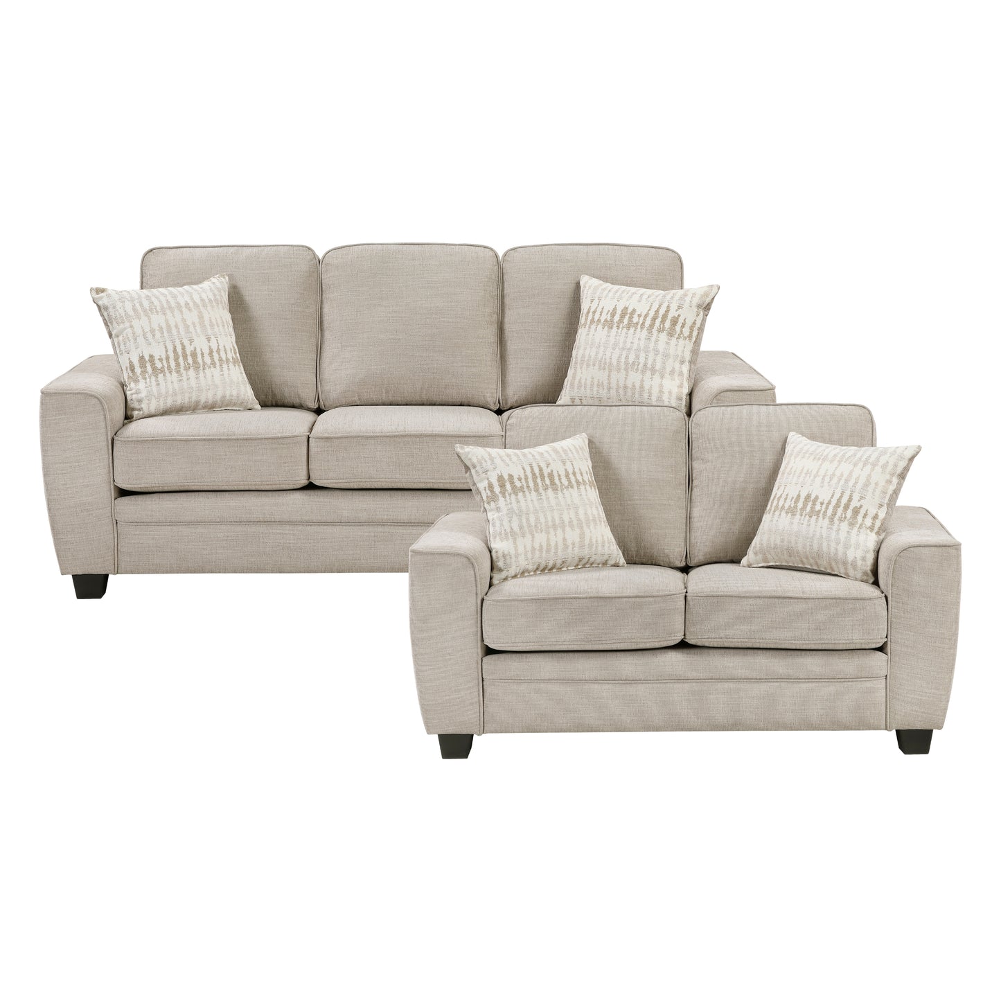 Zander Sofa & Loveseat Set by Homelegance