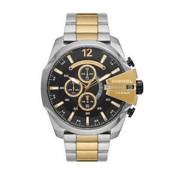 Diesel Mega Chief Men's 51 mm Bracelet Watch - Black Dial