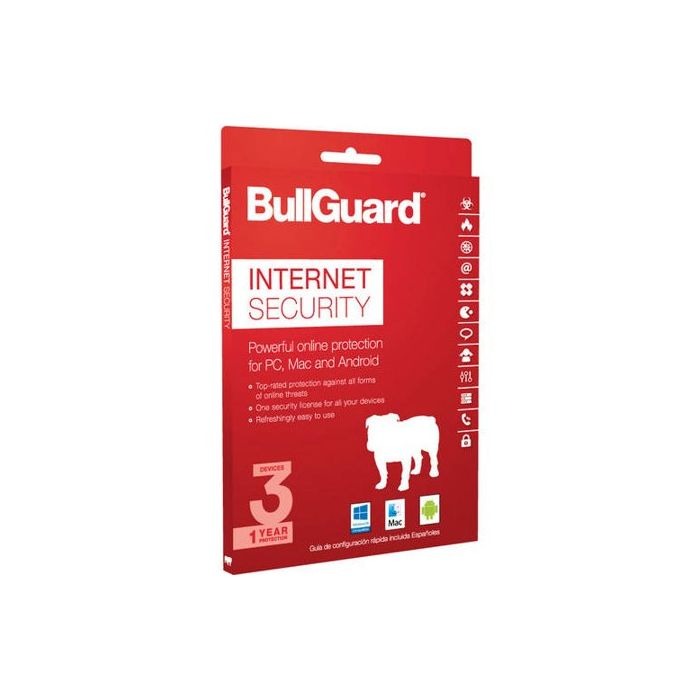 Bullguard Internet Security 3 License (PC or MAC)