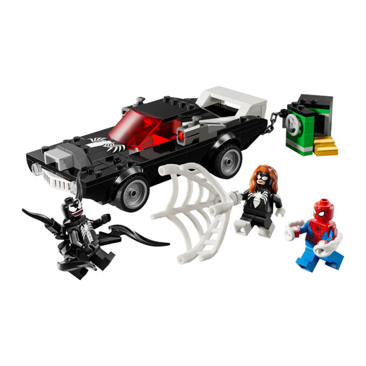 LEGO Marvel Spider-Man vs Venom Muscle Car Building Toy with 3 Minifigures (254-Pieces)
