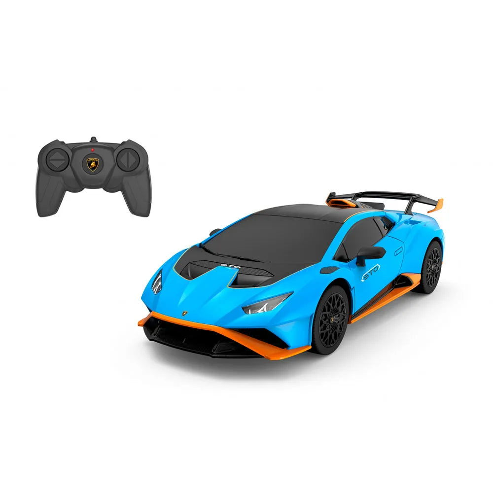Rastar 1:24 Scale Lamborghini Huracan Remote Control Toy Car - Blue/Black