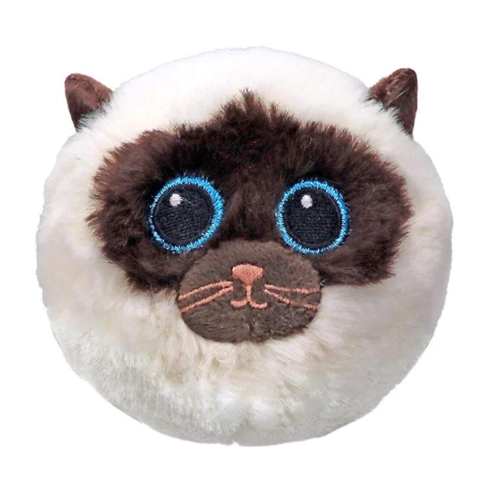 Ty Beanie Bouncers 4" Sammy Siamese Cat Plush Toy - Brown/White