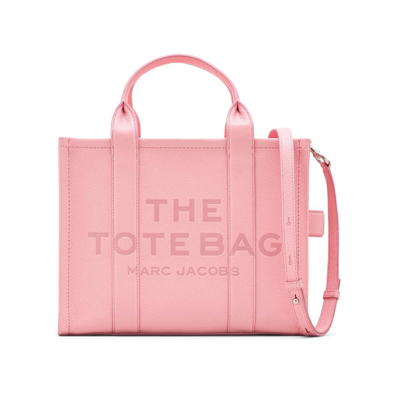 Marc Jacobs The Leather Medium Tote Bag - Ribbon Pink