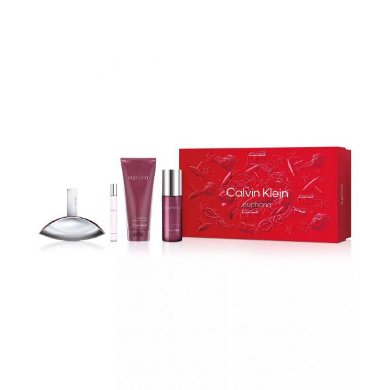 Calvin Klein Euphoria Women's 4-Piece Eau de Parfum Gift Set
