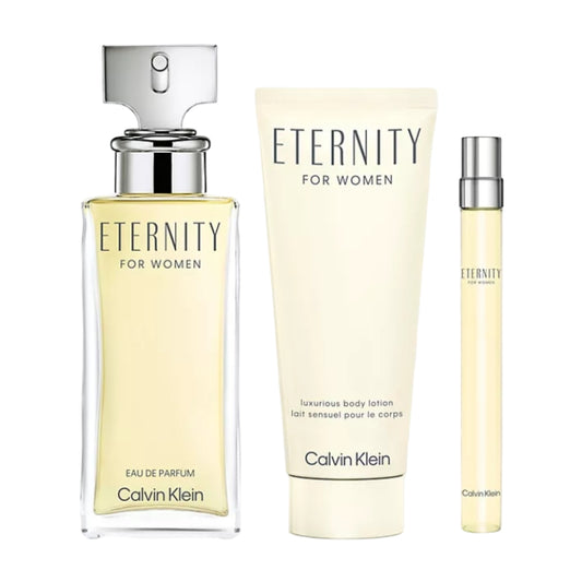 Conjunto de regalo de 3 piezas Eternity de Calvin Klein para mujer