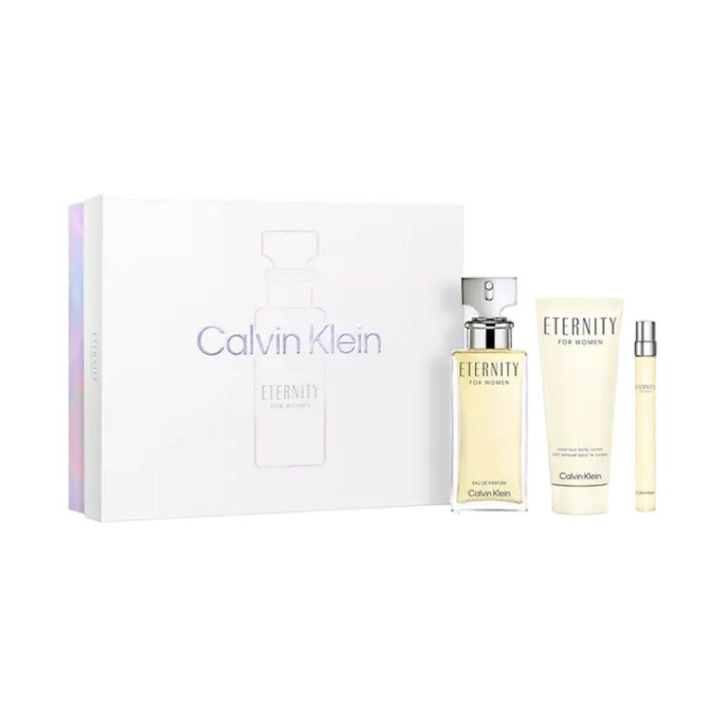 Conjunto de regalo de 3 piezas Eternity de Calvin Klein para mujer