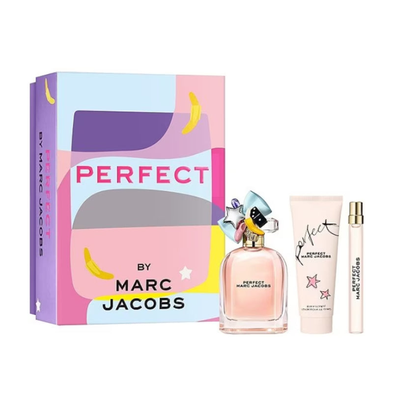 Estuche de regalo de 3 piezas de Eau de Parfum para mujer Marc Jacobs Perfect