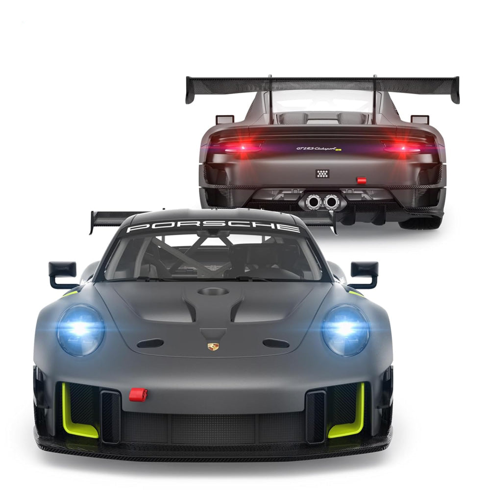 Rastar 1:14 Scale Porsche 911 GT2 RS Remote Control Car - Gray