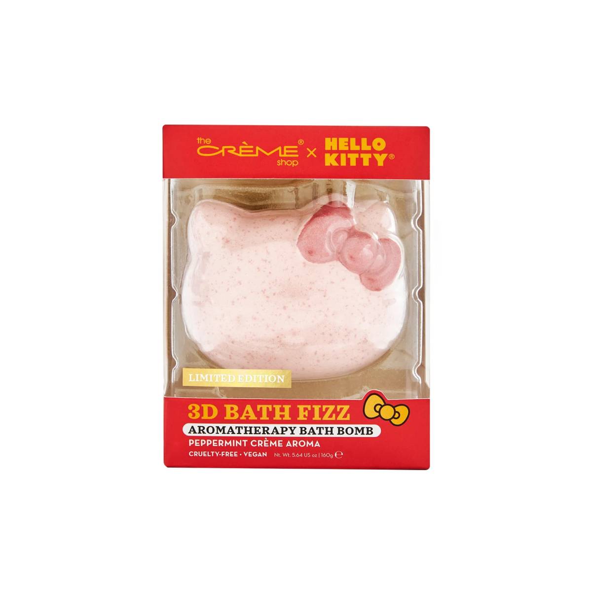 The Creme Shop Hello Kitty 3D Aromatherapy Fizzy Bath Bomb - Peppermint