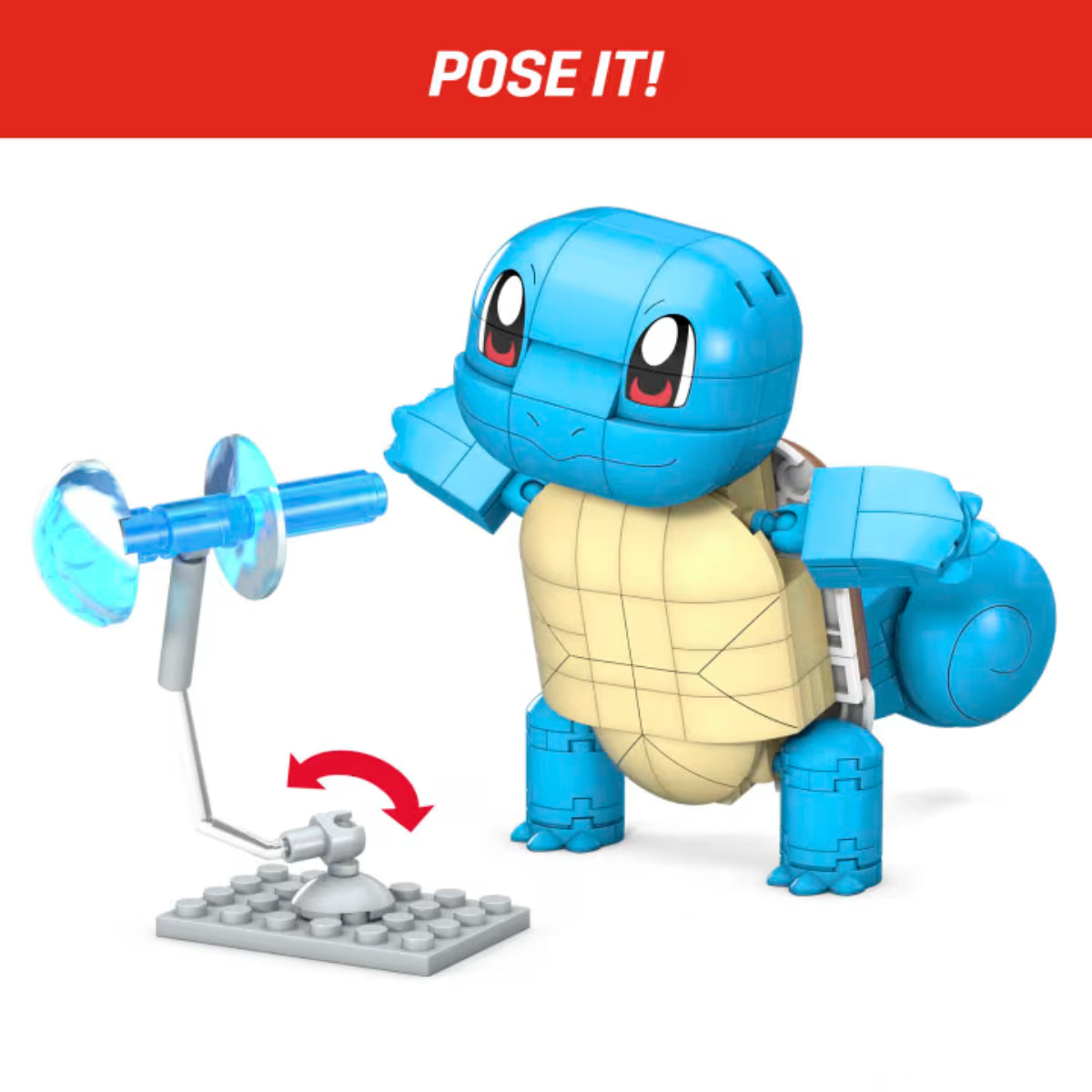 Mega PokÃƒÂ©mon Show Squirtle Building Toy Set (199 Pieces)