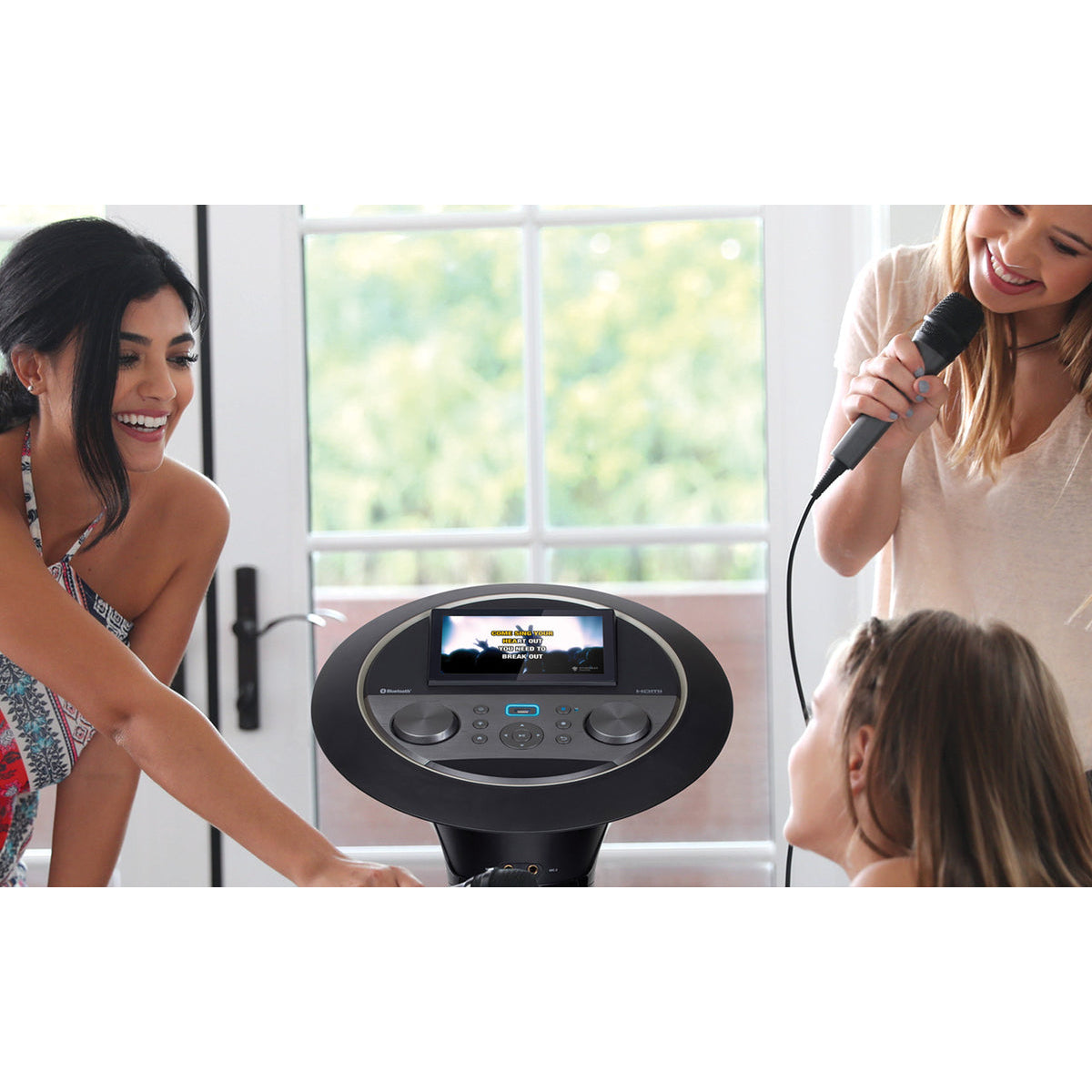 Sistema de karaoke con Wi-Fi premium Singing Machine ISM1090, color negro