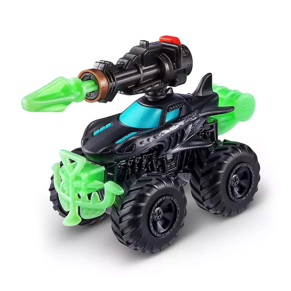 Zuru 5 Surprise Monster Trucks Glow Riders Series 2 Miniature Mystery Collectible Capsules