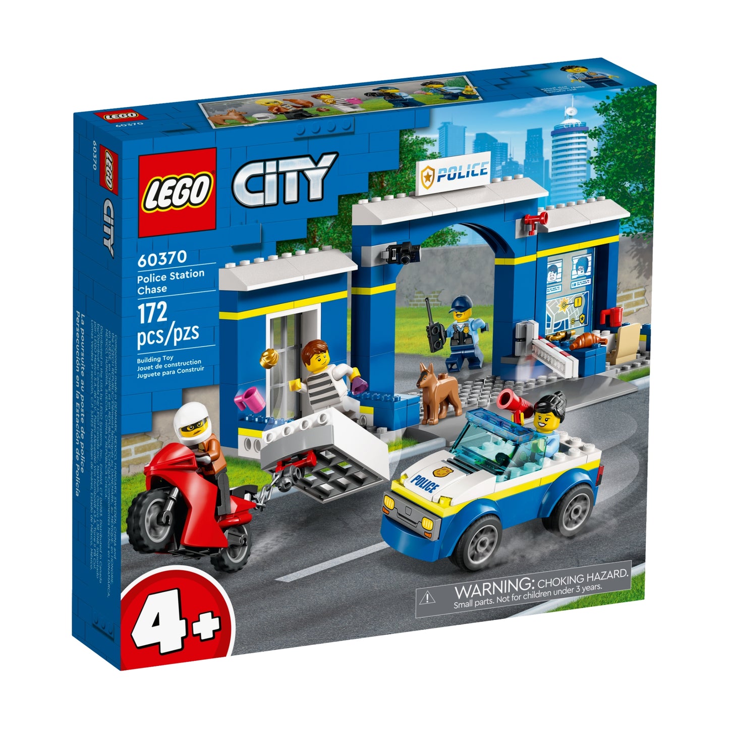 LEGO City Police Station Chase Building Toy Set (172-Pieces)