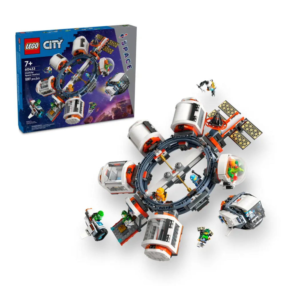 LEGO City Modular Space Station Building Toy Set (1097-Pieces)