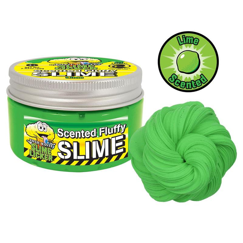 Toxic Waste Slime Licker Scented Fluffy Slime Jar - Assortment