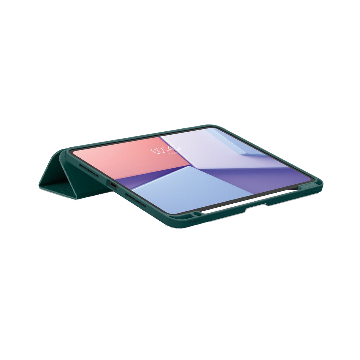 Funda Spigen Urban Fit para iPad Pro de 11" de Apple - Verde medianoche