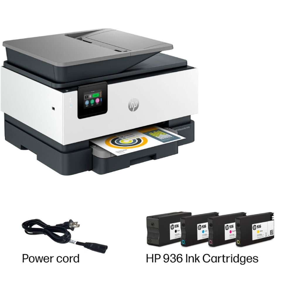 Impresora multifunción HP OfficeJet Pro 9125e, color blanco