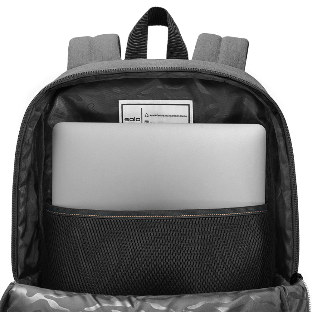 Solo New York Re:Fresh Backpack for 15.6" Laptops - Gray