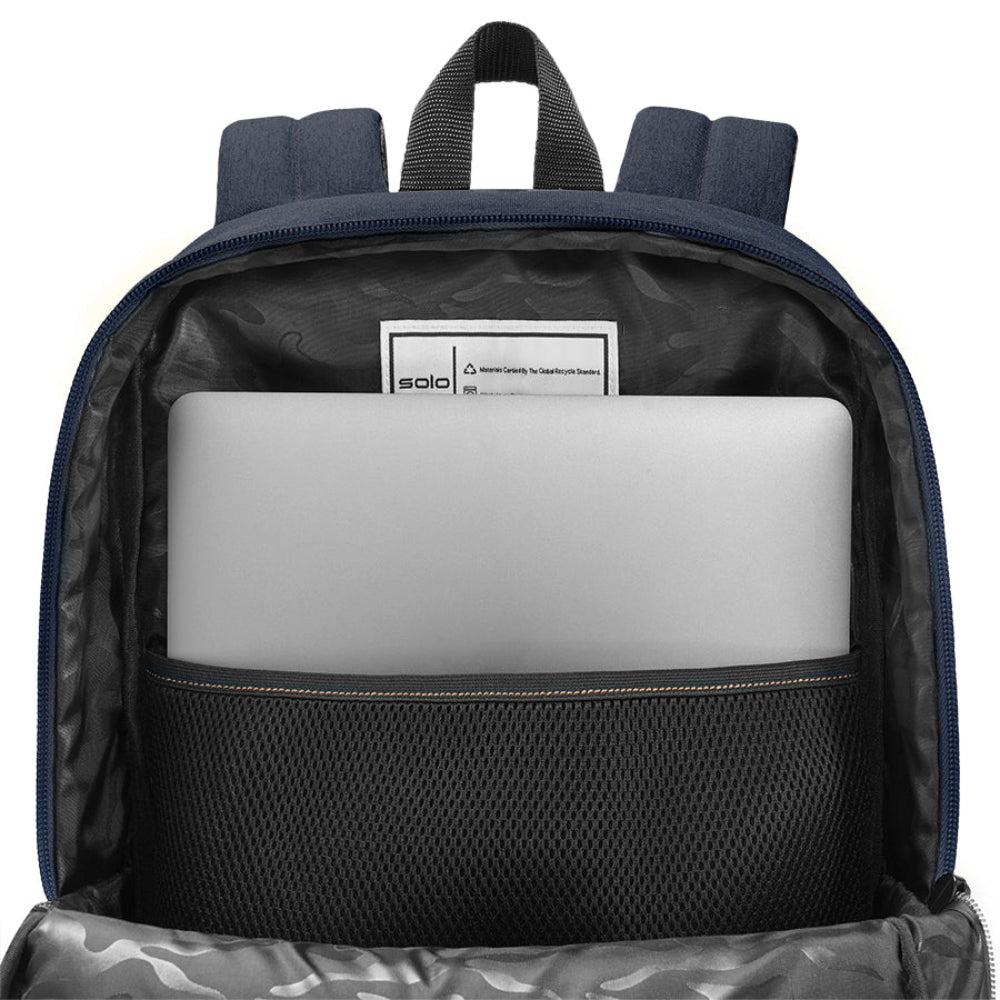 Solo New York Re:Fresh Backpack for 15.6" Laptops - Navy