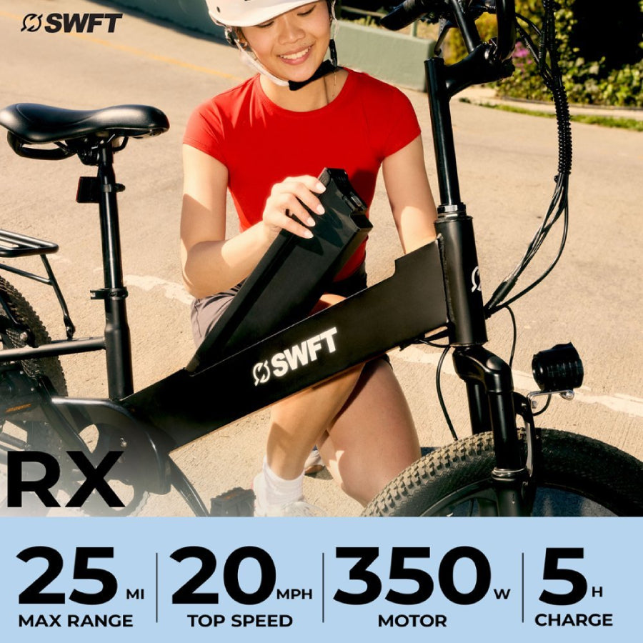 SWFT R.X Compact Electric Bike - Black