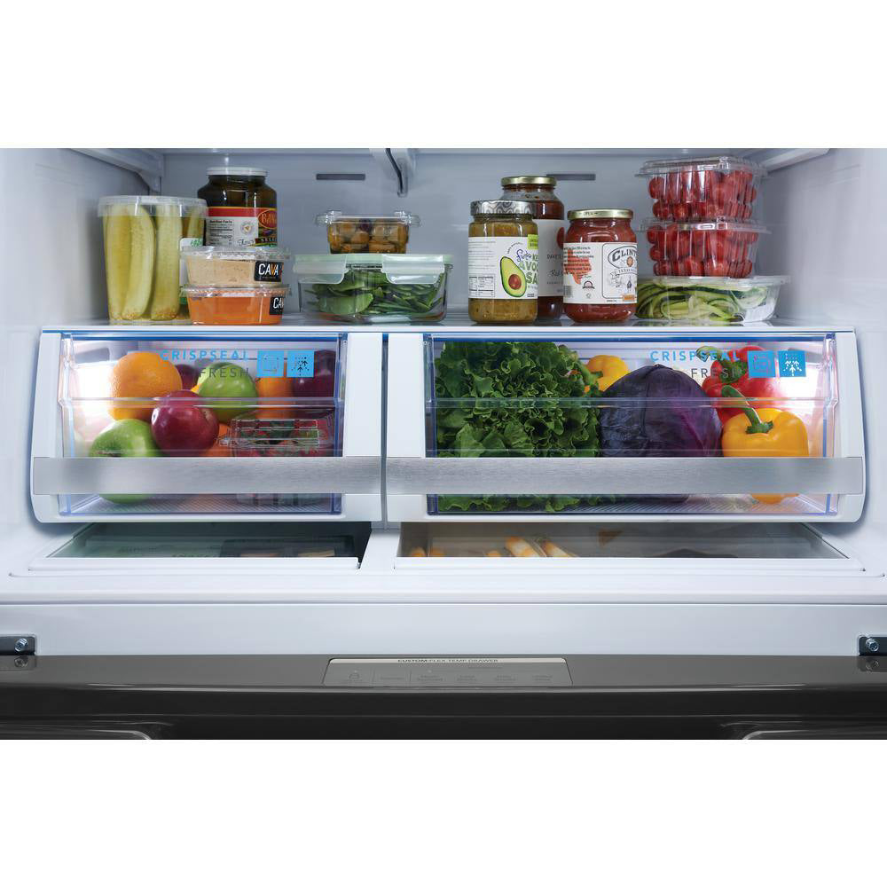 Frigidaire Gallery GRMS2773AF 26.3 cu.ft. Standard-Depth 4-Door French Door Refrigerator - Stainless Steel