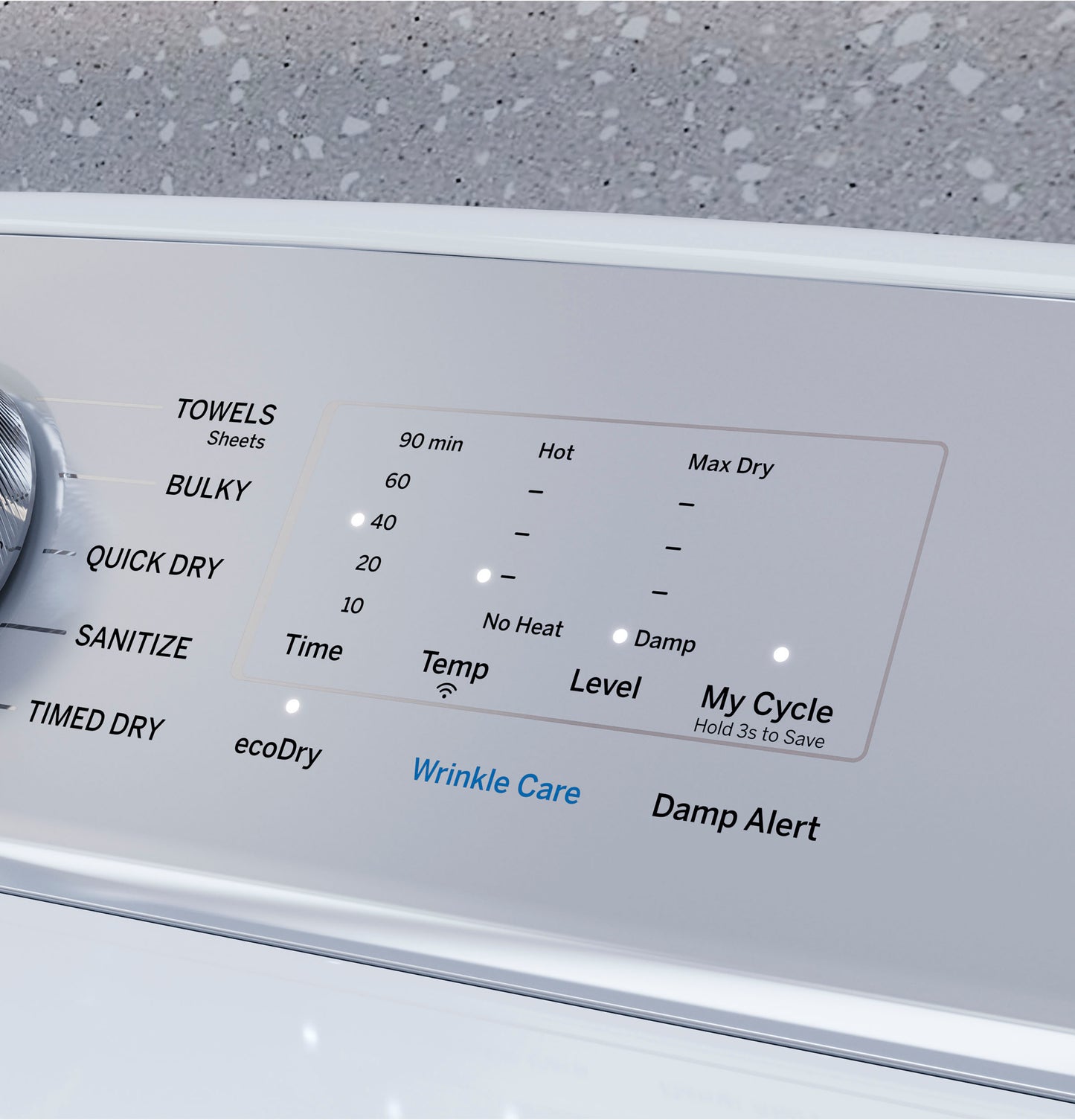 Secadora a gas de carga frontal GE PTD60GBPRDG de 7,4 pies cúbicos con sensor de secado y Wi-Fi integrado - Gris diamante