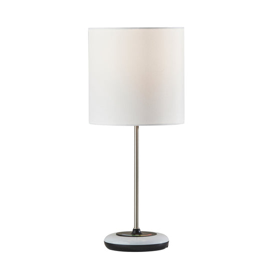 Adesso Mia Color Changing Table Lamp, Brushed Steel