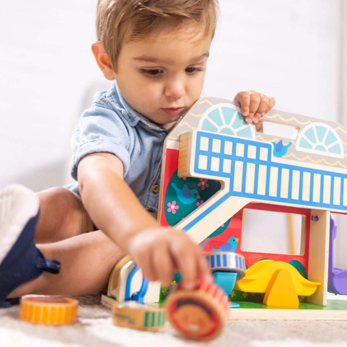 Melissa & Doug GO Tots Schoolyard Tumble Playset