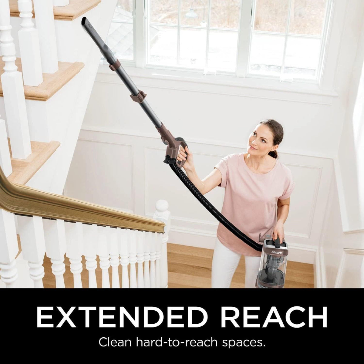 Shark LA455 Rotator Upright Vacuum with Self-Cleaning Brushroll - Brown