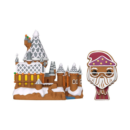 Funko Pop! Town Gingerbread Albus Dumbledore and Hogwarts Figure