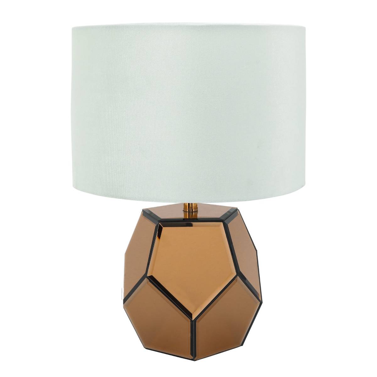 Sagebrook Home Mirrored 17.25" Facetd Table Lamp - Gold