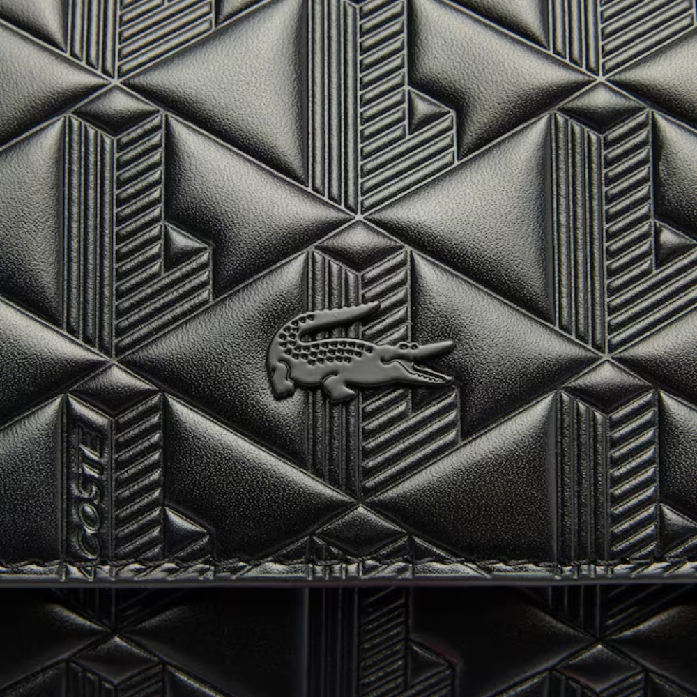 MＫT　レディース　BLK M Lacoste Maheki Embossed Shoulder Bag - Black– Curacao