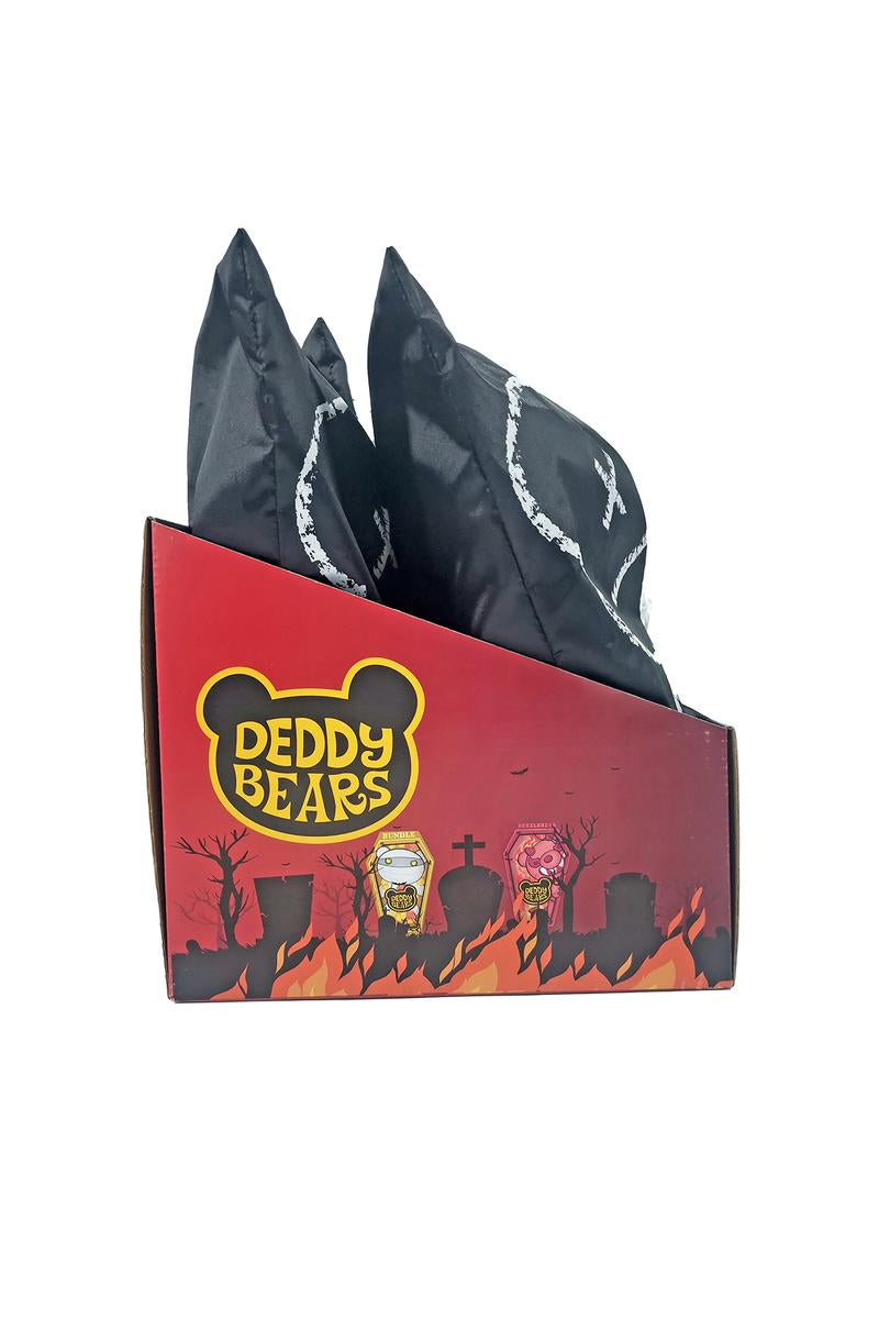 Deddy Bears 12" Plush Toy in Zippered Body Bag -Assortment