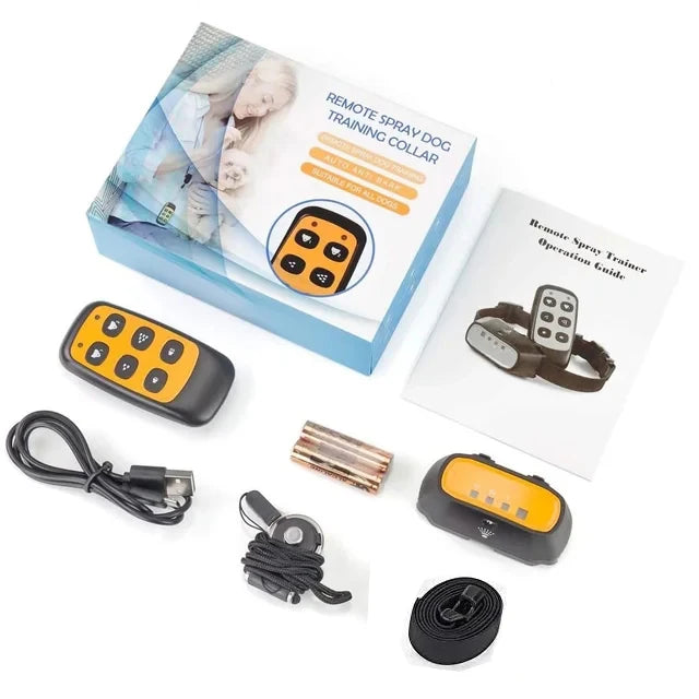 2 in 1 Citronella Dog Anti bark Training Collar Auto &Remote Control Safe Humane Spray Dog Training Collar for Small large Dogs