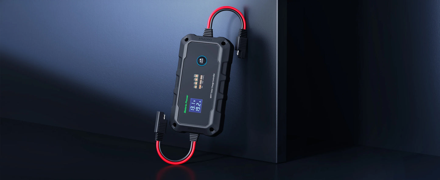 20A 12V/24V MPPT Solar Charge Controller with LCD Display