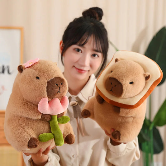 Cute Capybara Stuffed Animal Doll, Super Soft Plush Toy