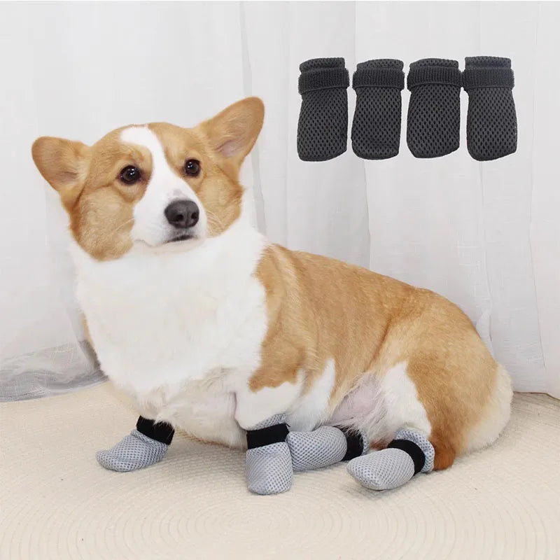 2025 NEW Cat Socks Anti-Slip Anti-Scratch Silent Small And Medium Dogs Anti-Dirty No Fall Off Warm Home Corgi Pet Foot Covers