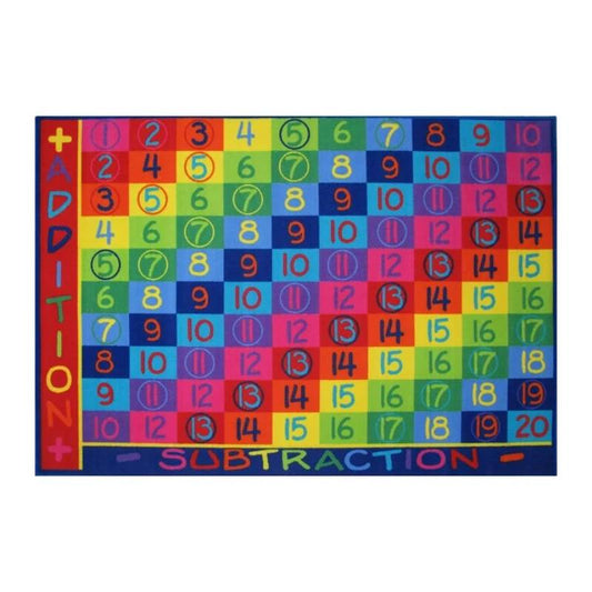 L.A Rugs Fun Time Addition Rectangular Area Rug