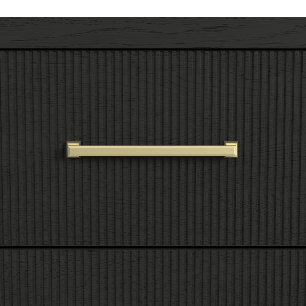 Ridgemont 62" Dresser with 6 Drawers by Elements - Black