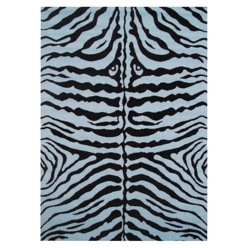 L.A Rugs Fun Time Zebra Skin Rectangular Area Rug