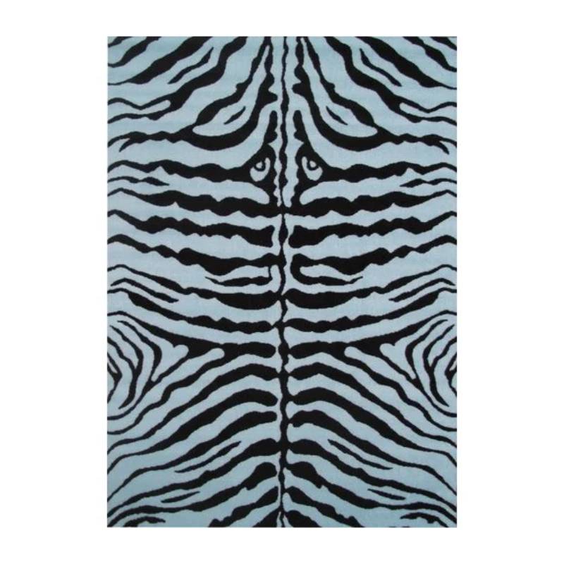L.A Rugs Fun Time Zebra Skin Rectangular Area Rug