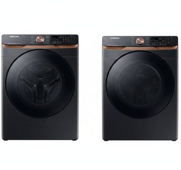 Bundle: Samsung WF50BG8300 5.0 cu. ft. Smart Front Load Washer with Super Speed Wash and Steam + Samsung DVG50BG8300 7.5 cu. ft. Smart Front Load Gas Dryer with Steam and Sensor Dry - Black