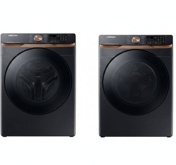 Bundle: Samsung WF50BG8300 5.0 cu. ft. Smart Front Load Washer with Super Speed Wash and Steam + Samsung DVE50BG8300 7.5 cu. ft. Smart Front Load Electric Dryer with Steam and Sensor Dry - Black