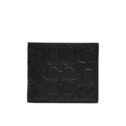 Coach 3-in-1 Wallet with Removable ID Insert - Black