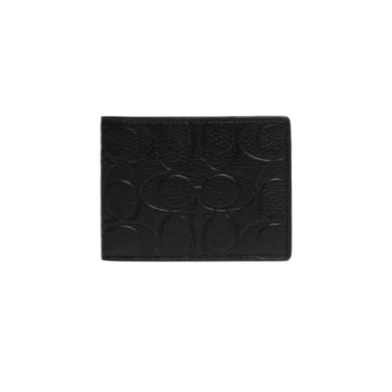 Coach Slim Billfold Wallet - Black